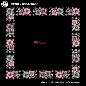 Cenk 90 CM İçi Boş Oyalık Yazma 036-33