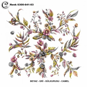 Cenk Desenli Oyalık Yazma 641-03