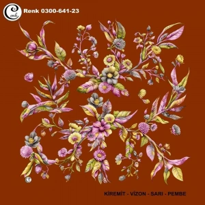 Cenk Desenli Oyalık Yazma 641-23