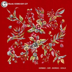 Cenk Desenli Oyalık Yazma 641-27