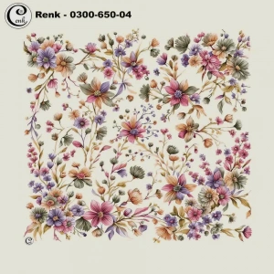 Cenk Desenli Oyalık Yazma 650-04