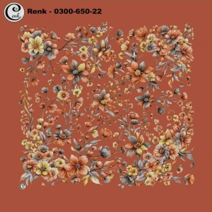 Cenk Desenli Oyalık Yazma 650-22