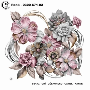 Cenk Desenli Oyalık Yazma 671-02
