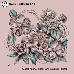 Cenk Desenli Oyalık Yazma 671-11