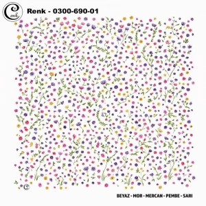 Cenk Desenli Oyalık Yazma 690-01
