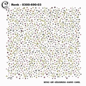 Cenk Desenli Oyalık Yazma 690-03