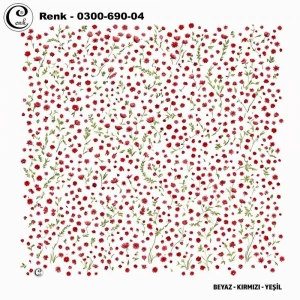 Cenk Desenli Oyalık Yazma 690-04