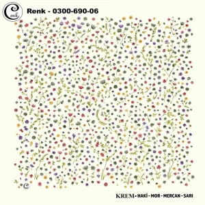 Cenk Desenli Oyalık Yazma 690-06
