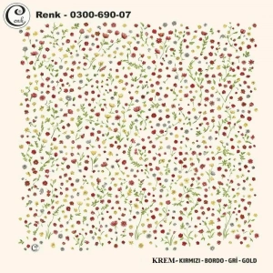 Cenk Desenli Oyalık Yazma 690-07