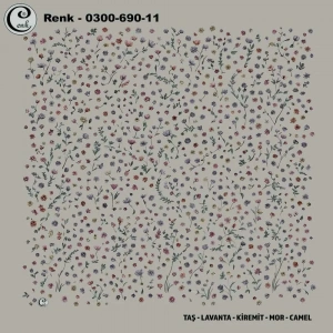 Cenk Desenli Oyalık Yazma 690-11