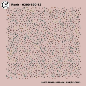 Cenk Desenli Oyalık Yazma 690-12