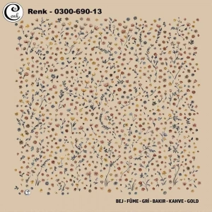 Cenk Desenli Oyalık Yazma 690-13