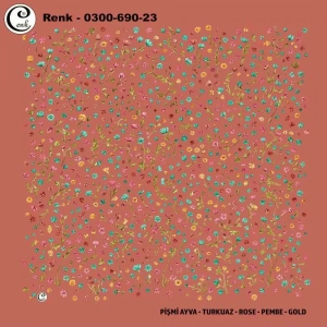 Cenk Desenli Oyalık Yazma 690-23