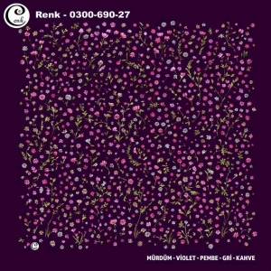 Cenk Desenli Oyalık Yazma 690-27