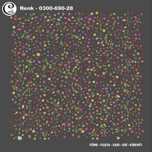 Cenk Desenli Oyalık Yazma 690-28