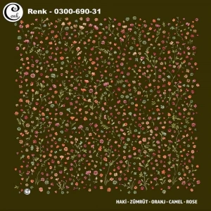 Cenk Desenli Oyalık Yazma 690-31
