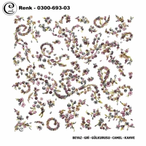 Cenk Desenli Oyalık Yazma 693-03