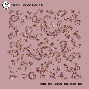 Cenk Desenli Oyalık Yazma 693-18