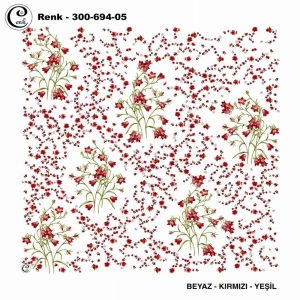Cenk Desenli Oyalık Yazma 694-05
