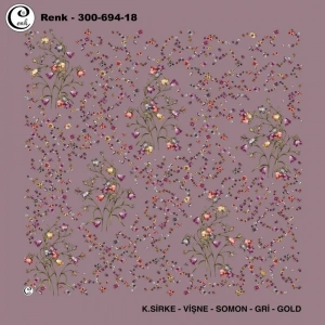 Cenk Desenli Oyalık Yazma 694-18
