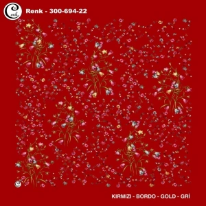 Cenk Desenli Oyalık Yazma 694-22