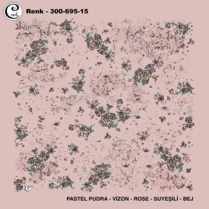 Cenk Desenli Oyalık Yazma 695-15