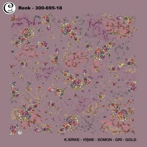 Cenk Desenli Oyalık Yazma 695-18