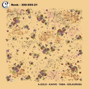 Cenk Desenli Oyalık Yazma 695-21