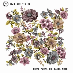 Cenk Desenli Oyalık Yazma 716-02