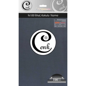 Cenk Düz Renk Oyalık Yazma (açık antrasit) cenk-duz-119