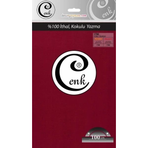 Cenk Düz Renk Oyalık Yazma (canlı bordo) cenk-duz-1790