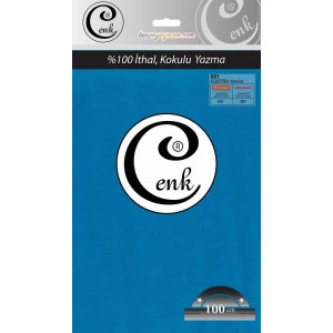 Cenk Düz Renk Oyalık Yazma (elektrik mavisi) cenk-duz-021