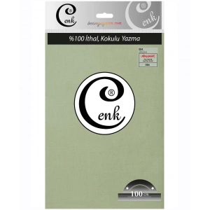 Cenk Düz Renk Poşetli Oyalık Yazma (ada çayı) cenk-duz-084