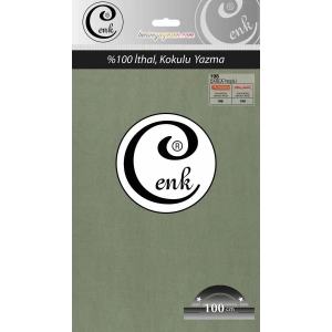 Cenk Düz Renk Poşetli Oyalık yazma (çağla yeşili) cenk-duz-198