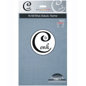 Cenk Düz Renk Poşetli Oyalık Yazma (indigo) cenk-duz-058