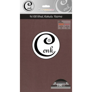 Cenk Düz Renk Poşetli Oyalık Yazma (Karamel) cenk-duz-1144