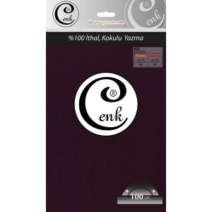 Cenk Düz Renk Poşetli Oyalık Yazma (Mürdüm) cenk-duz-623