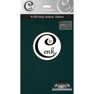 Cenk Düz Renk Poşetli Oyalık Yazma (ördek başı yeşili) cenk-duz-755