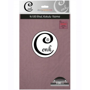 Cenk Düz Renk Poşetli Oyalık Yazma (puslu gül) cenk-duz-076