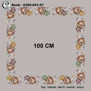 Cenk İçi Boş Oyalık Yazma (100 Cm) 601-07