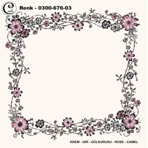 Cenk İçi Boş Oyalık Yazma (100 Cm) 676-03