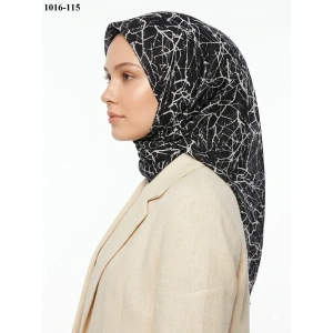 Dolce Cool Desenli Dimi Pamuk Eşarp 1016-115