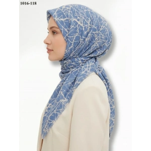 Dolce Cool Desenli Dimi Pamuk Eşarp 1016-118