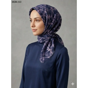 Dolce Cool Desenli Dimi Pamuk Eşarp 1020-113