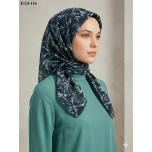 Dolce Cool Desenli Dimi Pamuk Eşarp 1020-116