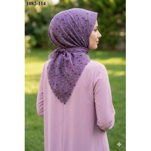 Dolce Cool Desenli Dimi Pamuk Eşarp 1082-114