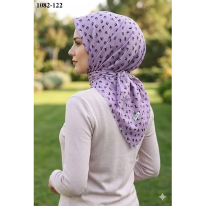 Dolce Cool Desenli Dimi Pamuk Eşarp 1082-122