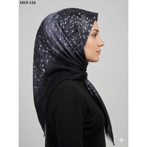Dolce Cool Desenli Flamlı Pamuk Eşarp 1015-124