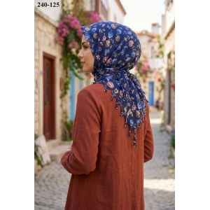 Dolce Life Desenli Sökme Boncuklu Eşarp 240-125