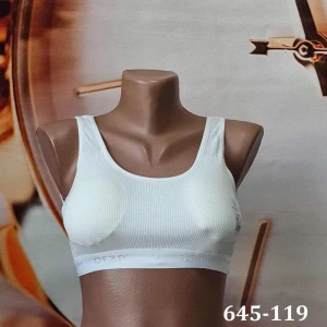 Dondeza Kalın Askılı Pedli Kız Büstiyer (Krem) (6 adet) 645-119